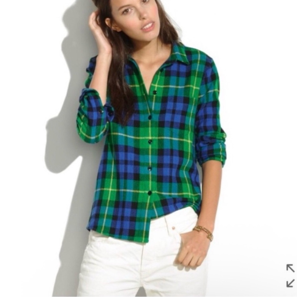 Madewell flannel Boy Shirt In Campbell